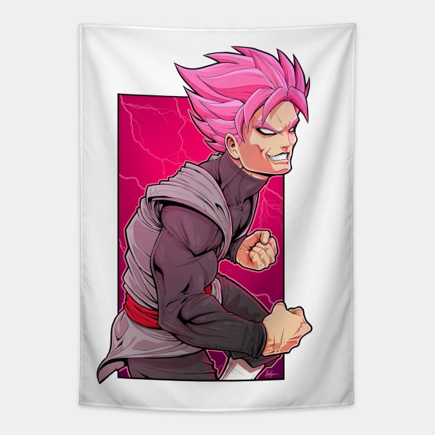 GOKU BLACK Tapestry by LeviCleemanArt