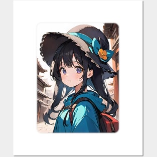 Cute girl anime Poster for Sale by iWallGlow