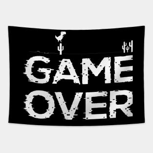 Game OVER TYPO Tapestry