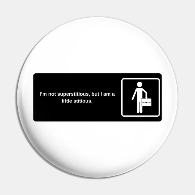 I’m not superstitious, but I am a little stitious. Pin by laseram