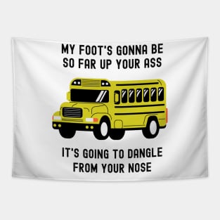 School Bus Driver Tapestry