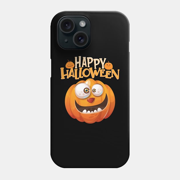 Happy Halloween Pumpkin Phone Case by Charaf Eddine