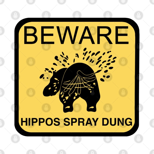 Beware of hippos by SheenGraff