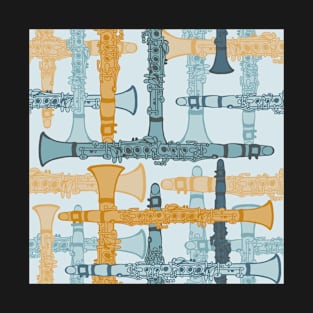 Clarinet Chorus Pattern T-Shirt