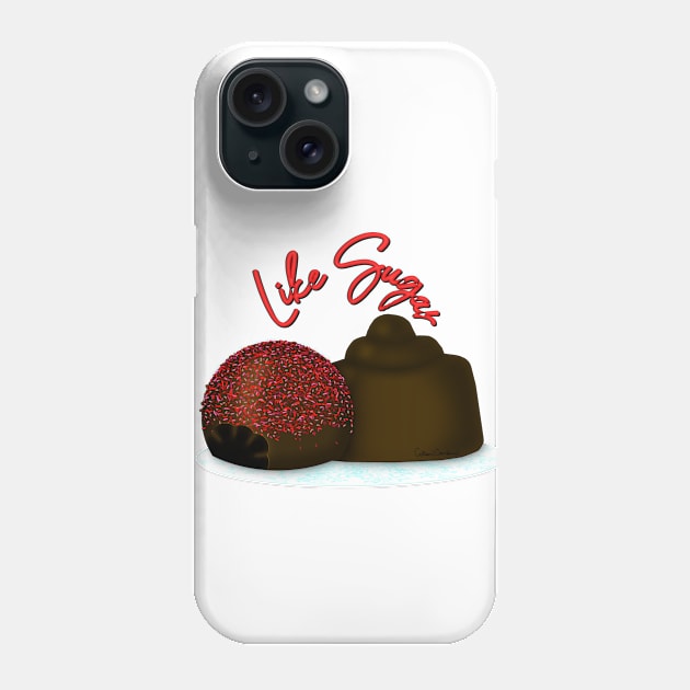 Like Sugar! Milk Chocolate Valentine's Day Candy Phone Case by ButterflyInTheAttic