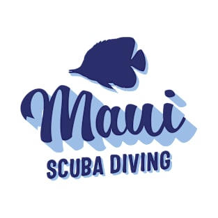 Maui Scuba Diving - Tropical Reef Fish T-Shirt