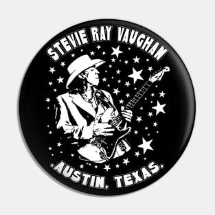 Stevie Ray Vaughan - Austin, Texas Pin