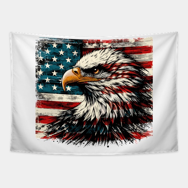 Usa Flag Tapestry by Vehicles-Art