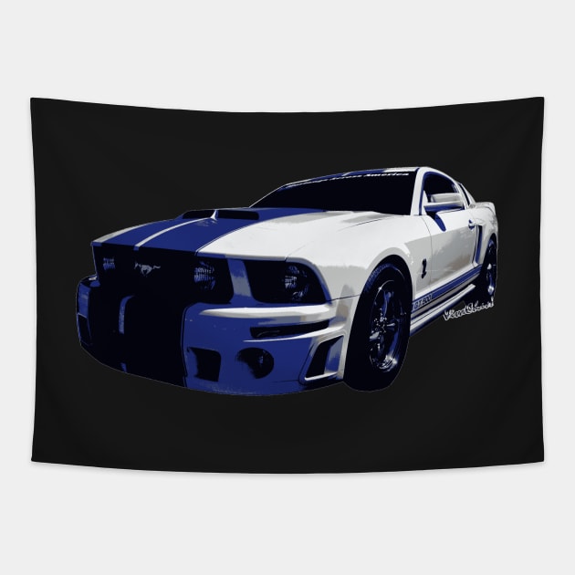 5th Gen Mustang Cobra Tapestry by vivachas