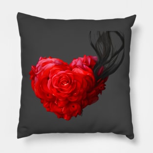 Burning Heart (Valentines Special) Pillow