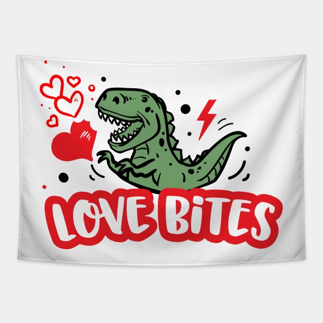 Love Bites Tapestry by MZeeDesigns