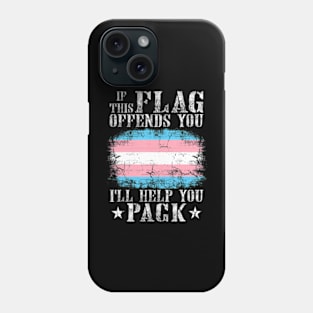 Transgender If This Flag Offends You Trans Pride Phone Case