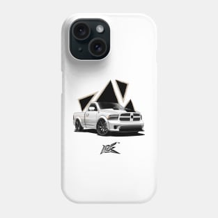 ram 1500 rt white Phone Case