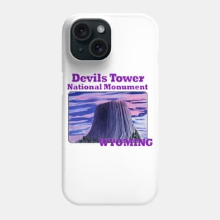 Devils Tower National Monument, Wyoming Phone Case