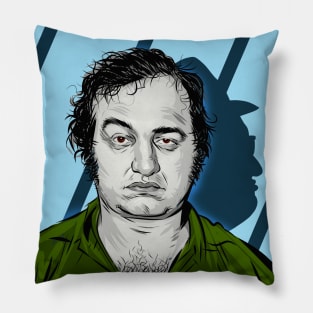 John Belushi - An illustration by Paul Cemmick Pillow