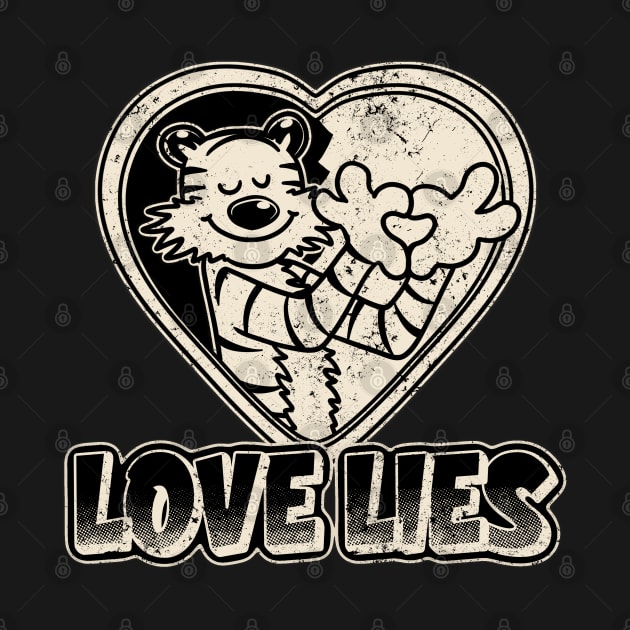 Drawing retro Vintage 80s and 90s love lies by aiWallpaperCollection