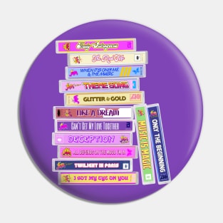 Jem and the Holograms Songs Cassettes Pin