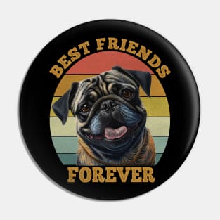 Pug Best Dog Best Friend Pin