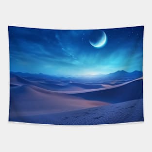 Desert Sand Land Serene Landscape Tapestry