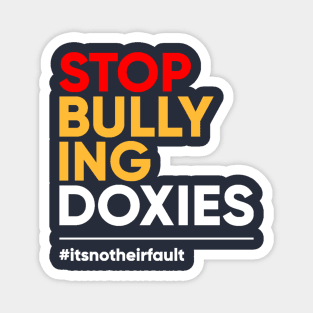 Stop Bullying Doxies Magnet