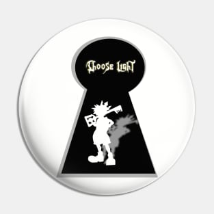 Kingdom Hearts - Choose Light (transparente) Pin