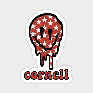 cornell drippy smiley Magnet