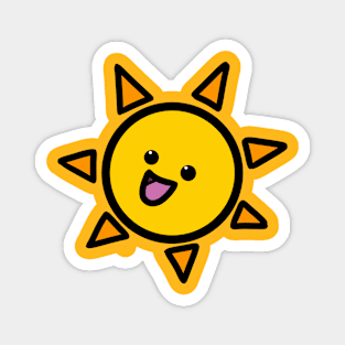 Happy Sun Magnet