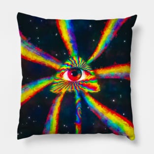 magical mushroom is watching you Pillow