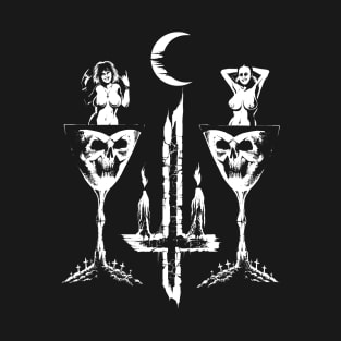 Satanic Goblet Pinups T-Shirt