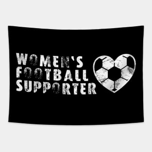 Womens Football Supporter Tapestry