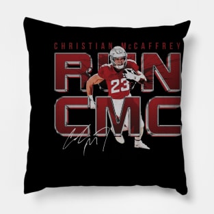 Christian McCaffrey San Francisco Run CMC Metal Pillow