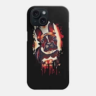 French Bulldog Tie Dye art design Phone Case