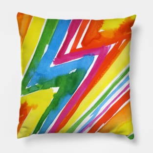 heyK's rainbow of hope Pillow