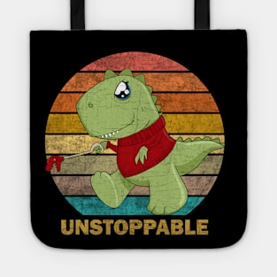 I am unstoppable T-Rex Tote