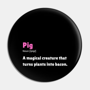 PIG DICTIONARY DEFINITION Pin