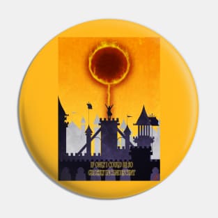 Praise the Sun Silhouette Piece Pin