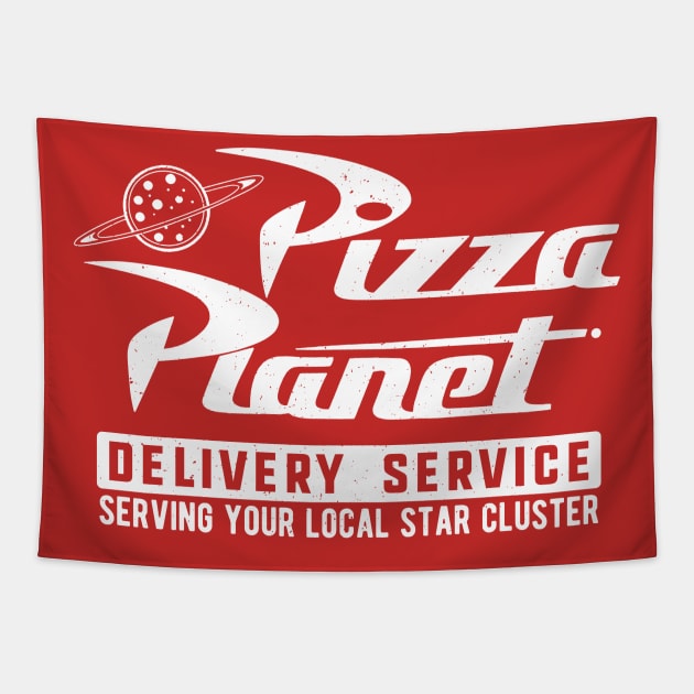 Pizza Planet Tapestry by OniSide