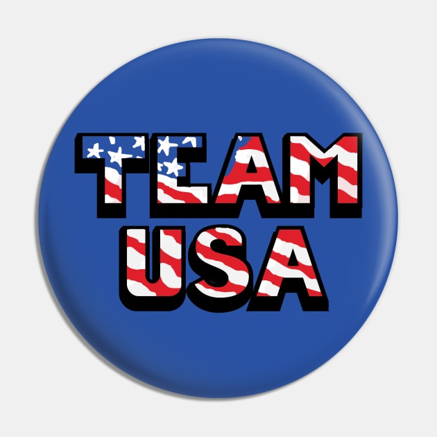 Team USA Pin by MAS Design Co