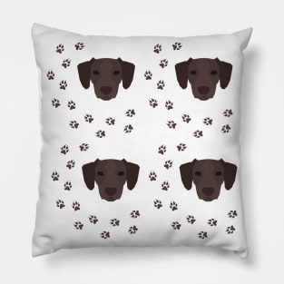 German Shorthaired Pointer Dog Breed Pattern Pillow