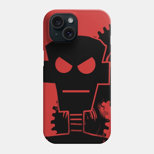 Angry Robot Phone Case by Nomad Designs