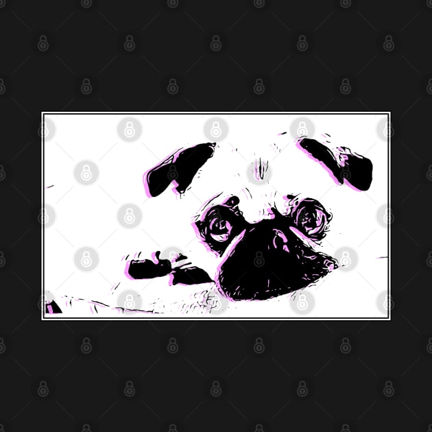 Pink Pug by aaallsmiles