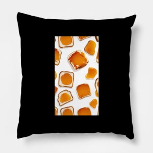 Apricot Pattern Kawaii Yummy Sandwich Vintage Established Bread Loaf Pillow