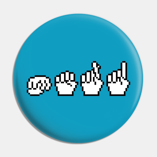 Sign Language - Nerd Pin by L. Marco Miranda