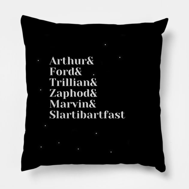 The gang's all here Pillow by tocksickart