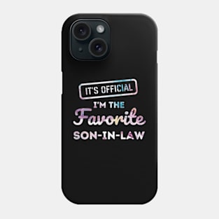 It's Official I'm the Favorite Son In Law Phone Case