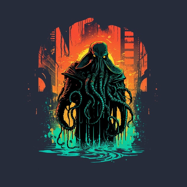 Retro Cthulhu by DragonDream