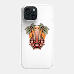 oldschool palm tattoo Phone Case