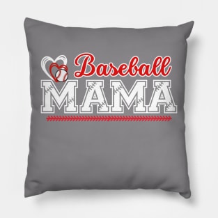 Mothers Day Shirt, Retro Baseball Mom Cool Moms Club Shirt, Funny Mom Shirt, Mom Birthday Gift, Cute Mom Gift, Rocker Mama Tee Pillow