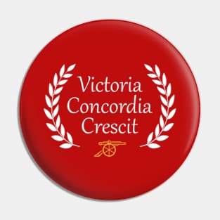 Victoria Concordia Crescit Arsenal Pin