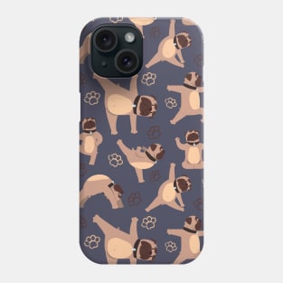 Little Dogs doing Yoga Cute Namaste Phone Case